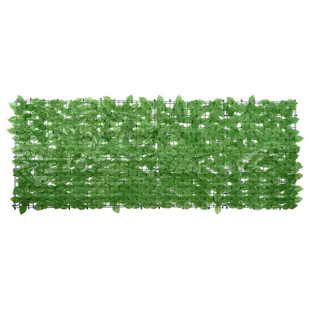 Altanafskærmning med grønne blade - 200 × 75 cm