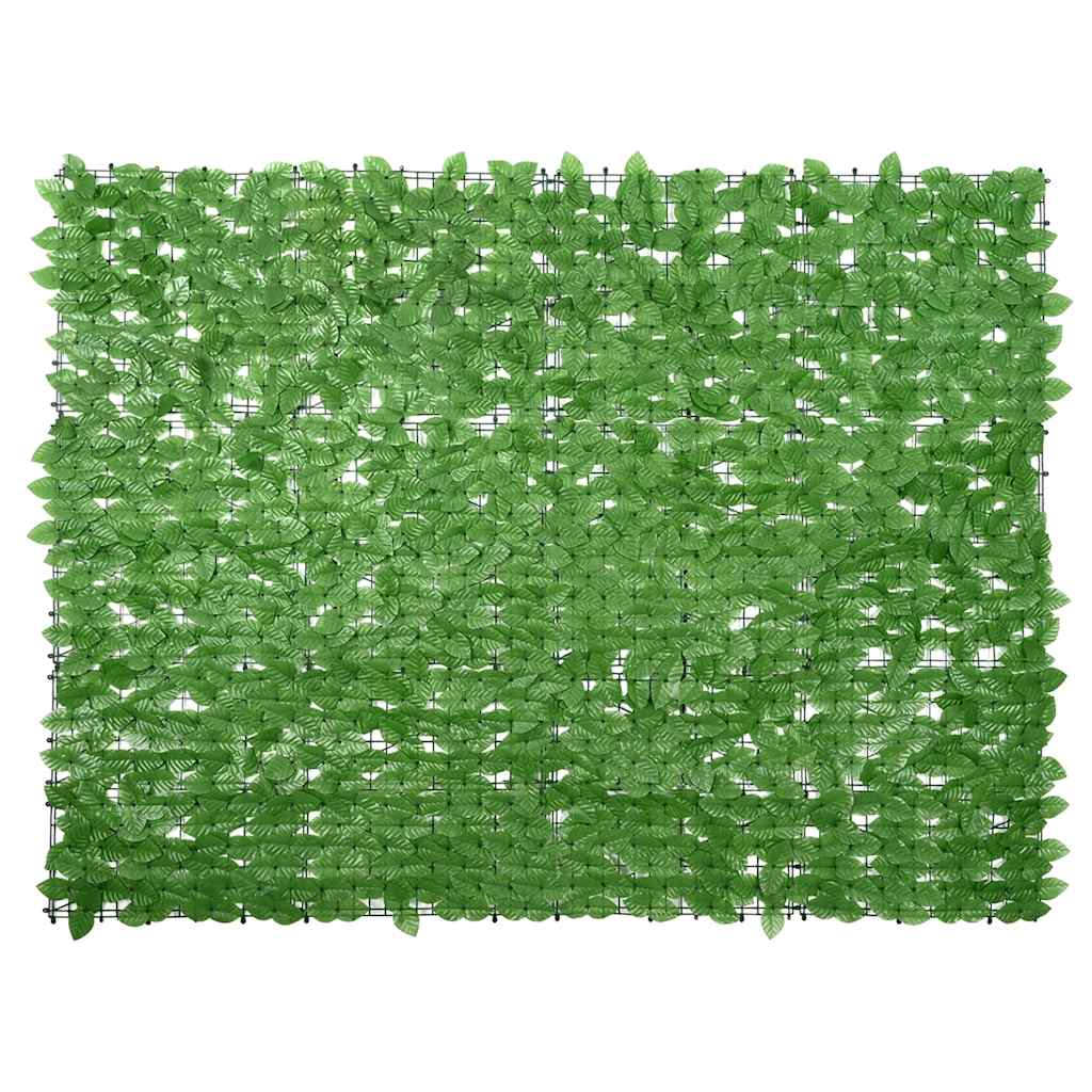 Altanafskærmning 200 × 150 cm - grønne blade kunstig hæk