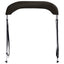 biminitop med 2 buer 180x150x110 cm sort