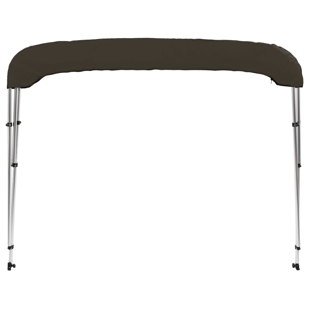 biminitop med 3 buer 183x160x137 cm sort