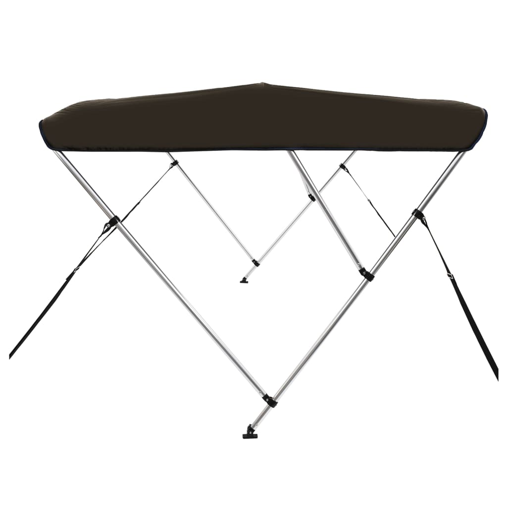 biminitop med 3 buer 183x160x137 cm sort