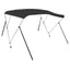 biminitop med 3 buer 183x180x137 cm sort