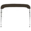 biminitop med 3 buer 183x180x137 cm sort