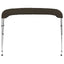 biminitop med 3 buer 183x196x137 cm sort