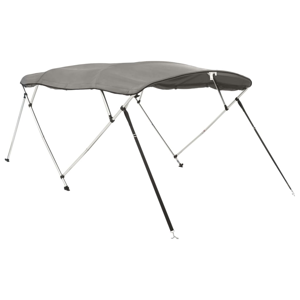 biminitop med 4 buer og sidevægge 243x(200-213)x137 cm