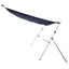 solsejl til båd 170x208x(115-183) cm forlængerdel marineblå