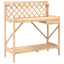 pottebord med espalier massivt fyrretræ