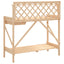 pottebord med espalier massivt fyrretræ