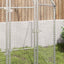 hønsehus 100x100x190 cm galvaniseret stål grå