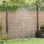 hønsehus 100x100x190 cm galvaniseret stål grå