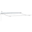 markise med LED-lys 300x250 cm automatisk betjening bordeaux
