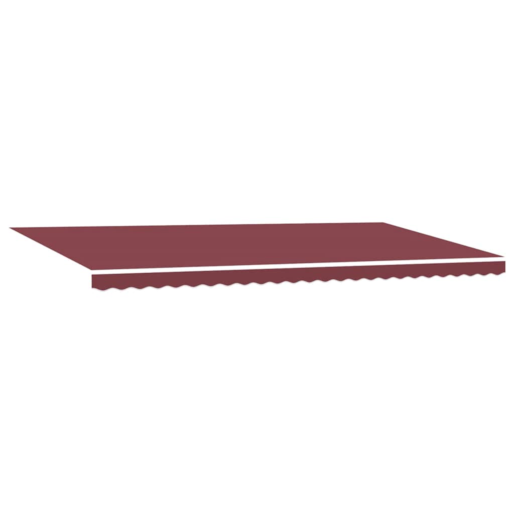 markise med LED-lys 600x300 cm automatisk betjening bordeaux