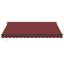 markise med LED-lys 400x350 cm automatisk betjening bordeaux