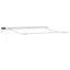 markise med LED-lys 300x250 cm manuel betjening brun