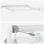 markise med LED-lys 300x250 cm automatisk betjening brun