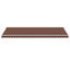 markise med LED-lys 600x350 cm automatisk betjening brun