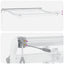 markise m. LED 300x250 cm automatisk betjening antracitgrå hvid