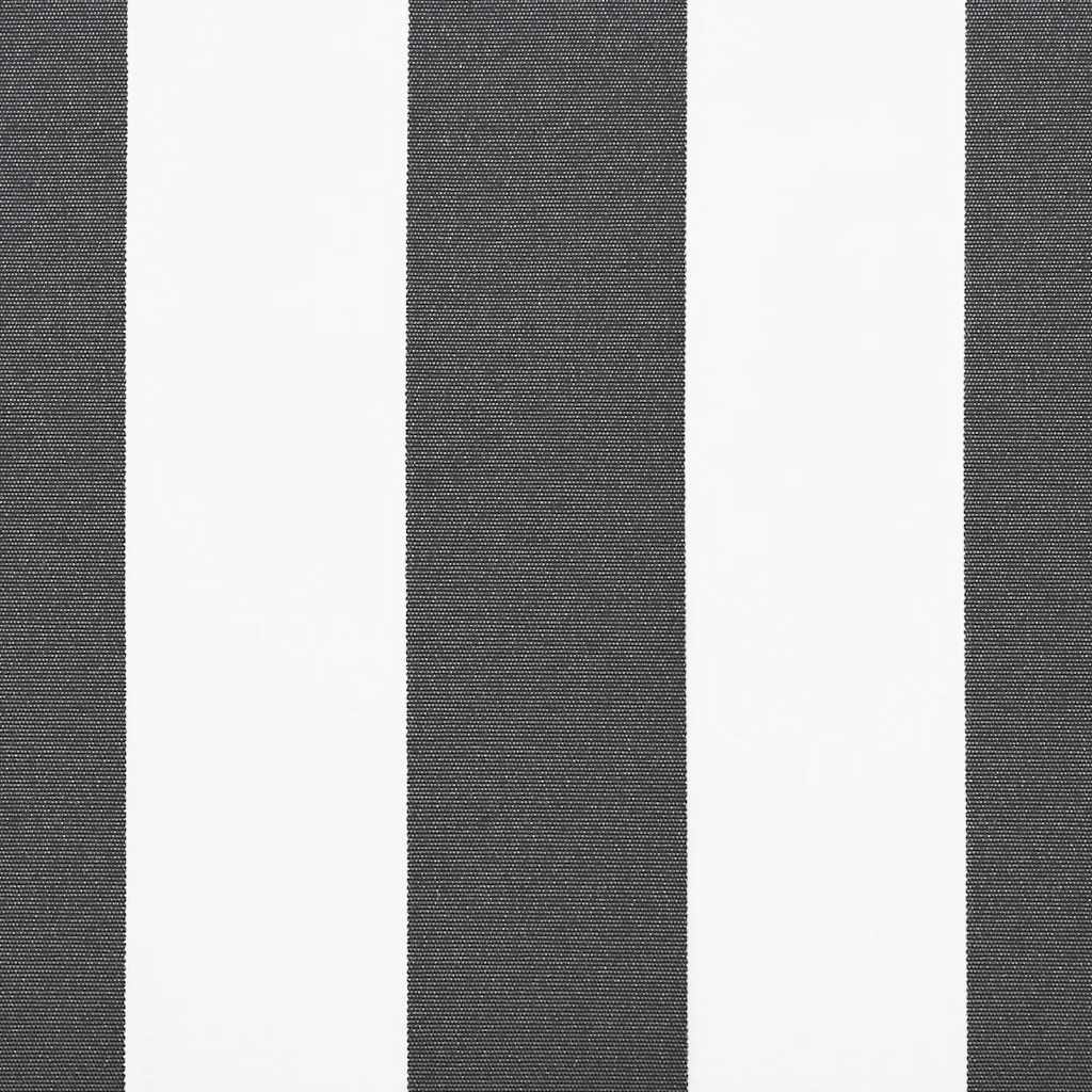markise 450x300 cm manuel betjening antracitgrå og hvid