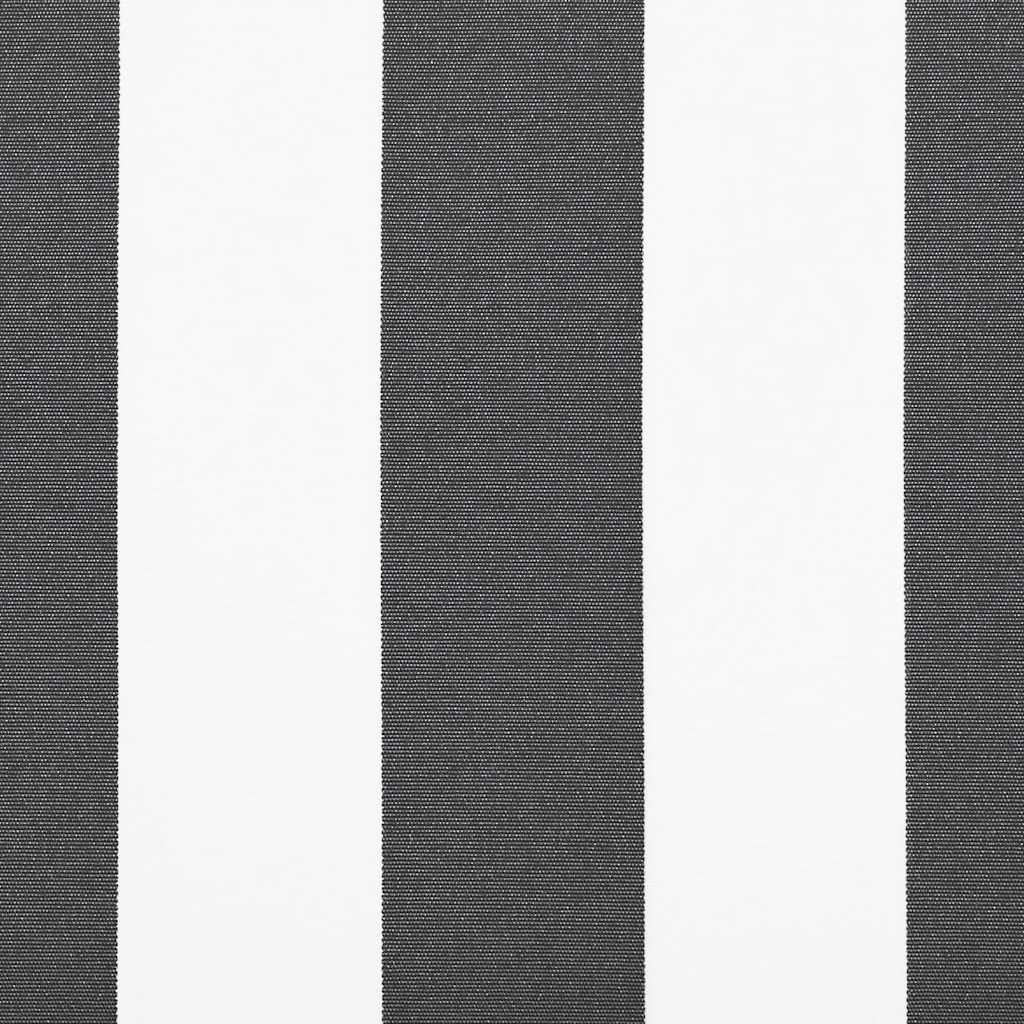 markise 300x250 cm manuel betjening antracitgrå og hvid