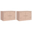 tv-borde 2 stk. 67x39x44 cm stål lyserød