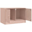tv-borde 2 stk. 67x39x44 cm stål lyserød