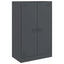 skab 67x39x107 cm stål antracitgrå