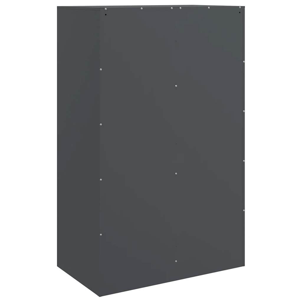 skab 67x39x107 cm stål antracitgrå