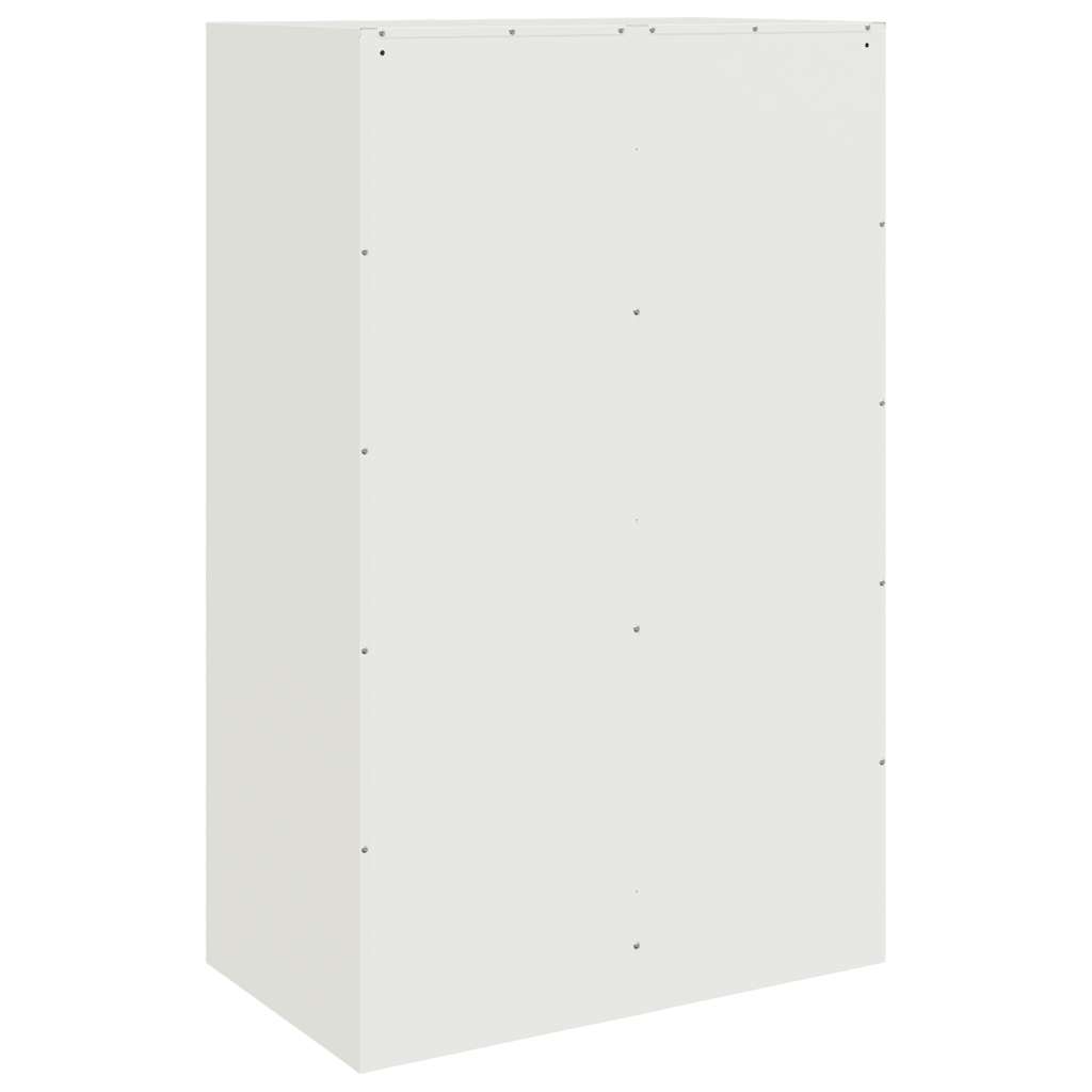 skab 67x39x107 cm stål hvid