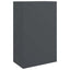 skab 67x39x107 cm stål antracitgrå