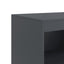 skab 67x39x107 cm stål antracitgrå