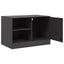 tv-bord 67x39x44 cm stål sort
