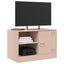tv-borde 2 stk. 67x39x44 cm stål lyserød