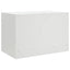 tv-bord 67x39x44 cm stål hvid