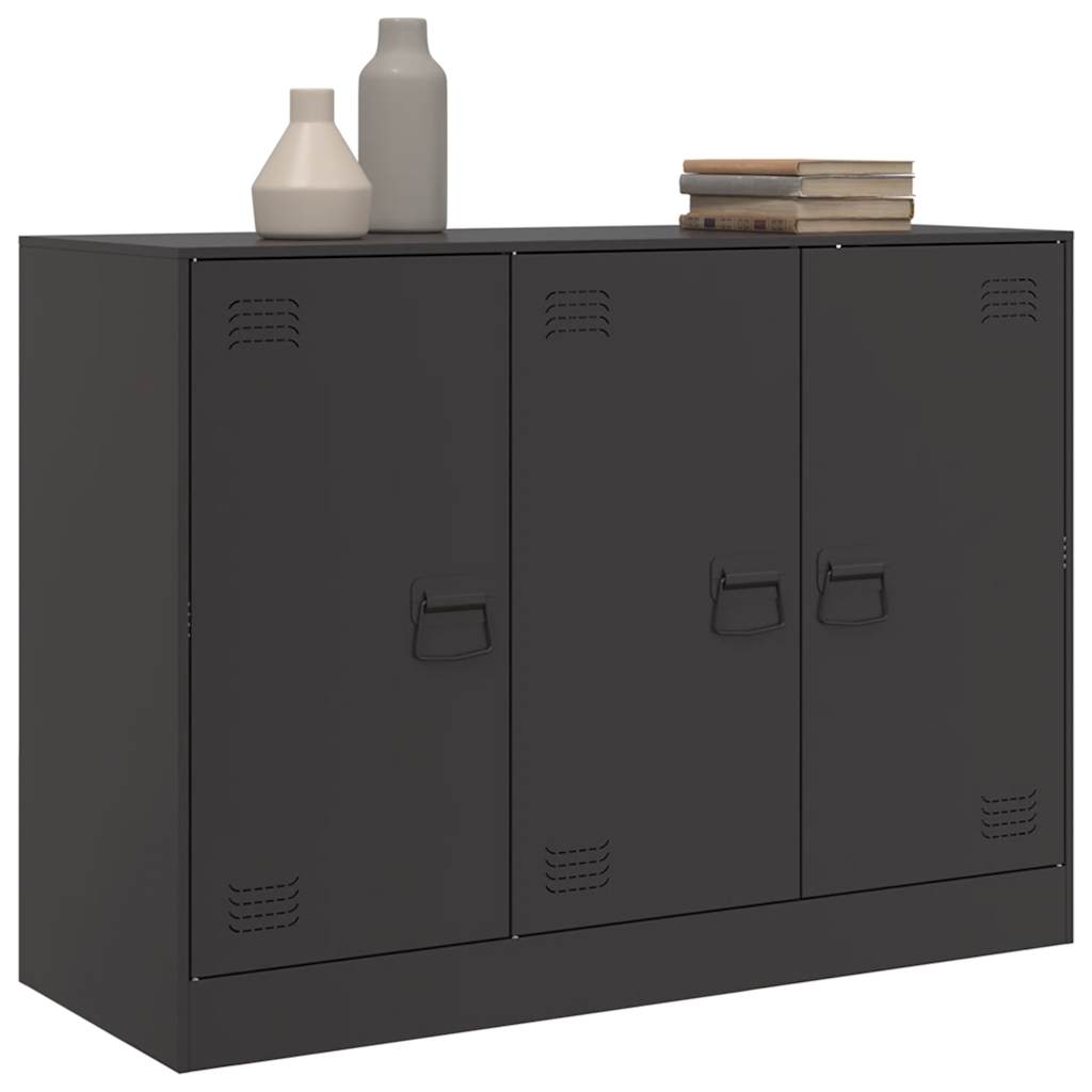 skænk 99x39x73 cm stål sort