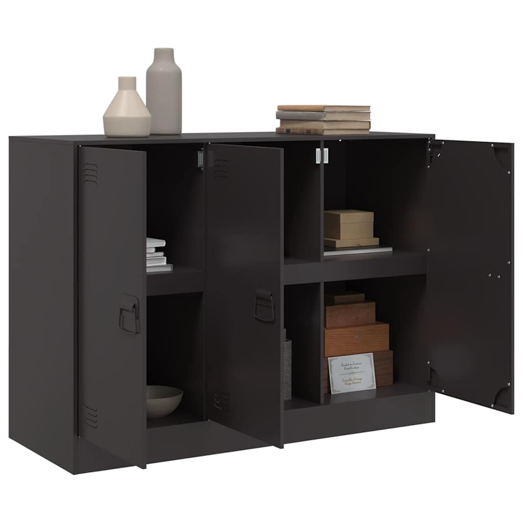 skænk 99x39x73 cm stål sort