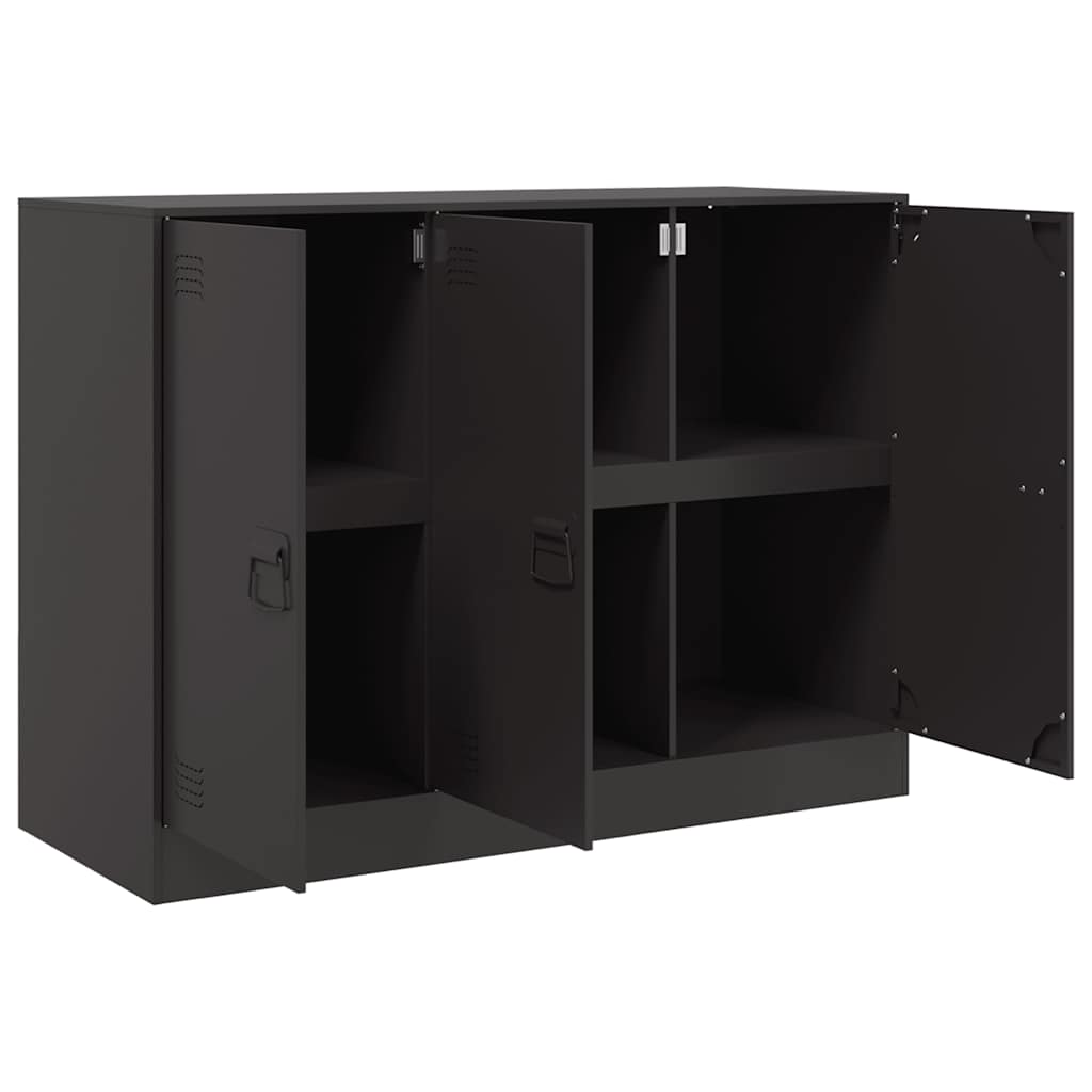 skænk 99x39x73 cm stål sort