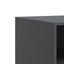 tv-bord 67x39x44 cm stål antracitgrå