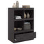 skab 67x39x95 cm stål sort