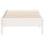sengeramme uden madras 90x200 cm massivt fyrretræ hvid