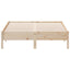 sengeramme uden madras 140x190 cm massivt fyrretræ