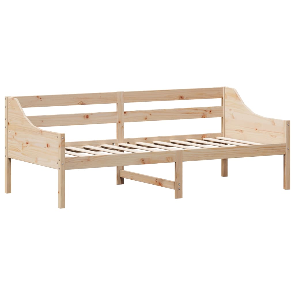 daybed uden madras 90x200 cm massivt fyrretræ