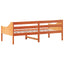 daybed uden madras 100x200 cm massivt fyrretræ gyldenbrun