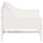 daybed uden madras 90x190 cm massivt fyrretræ hvid