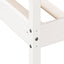 daybed uden madras 90x200 cm massivt fyrretræ hvid