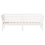 daybed med reol uden madras 75x190 cm massivt fyrretræ hvid