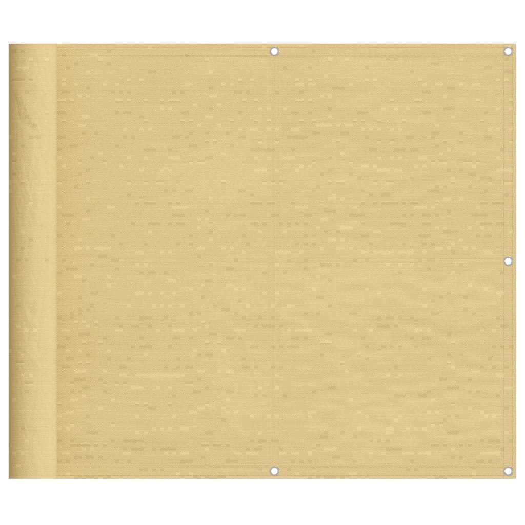 altanafskærmning 90x600 cm 100 % polyester sandfarvet