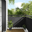 altanafskærmning 90x800 cm 100 % polyester antracitgrå