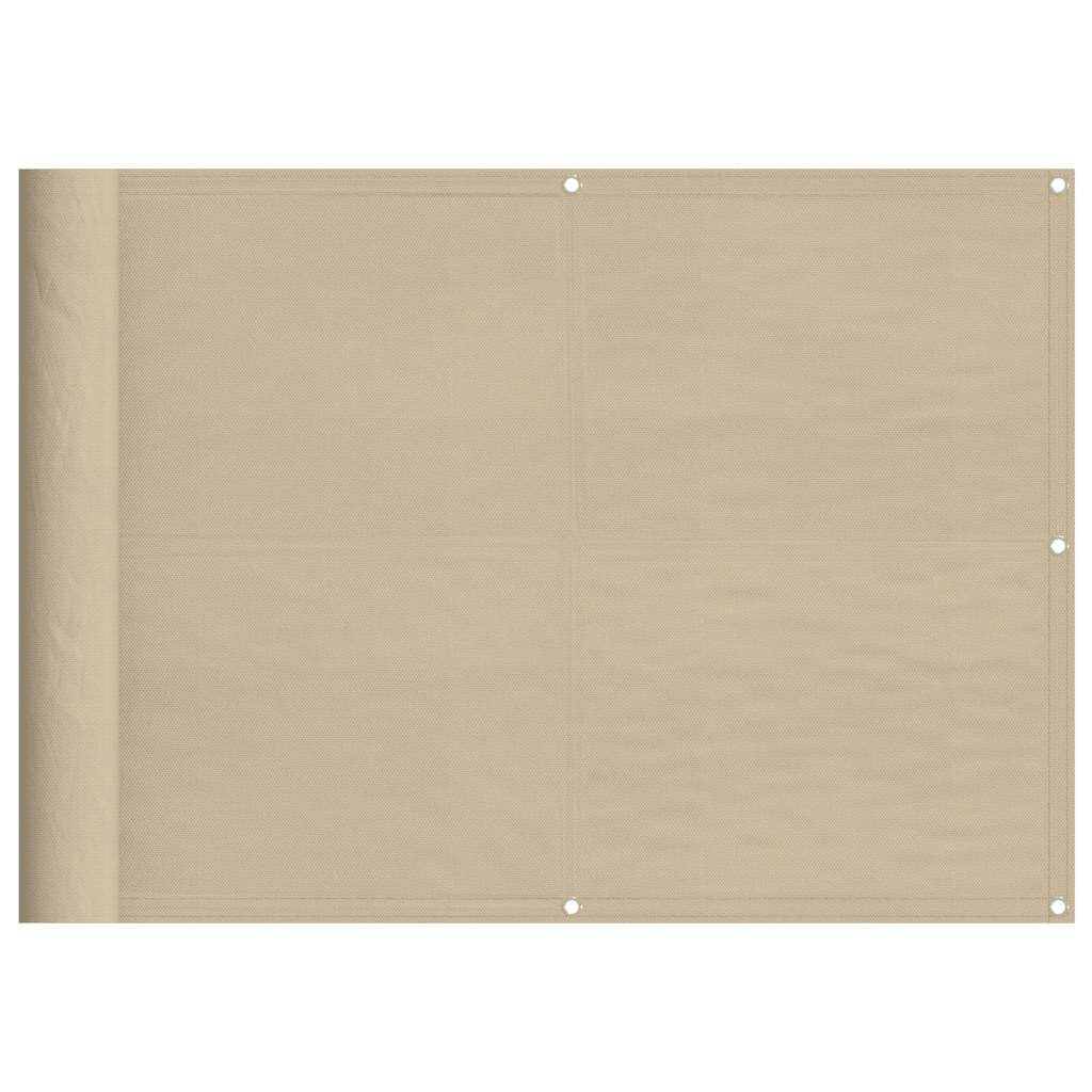 altanafskærmning 75x800 cm 100 % polyester beige