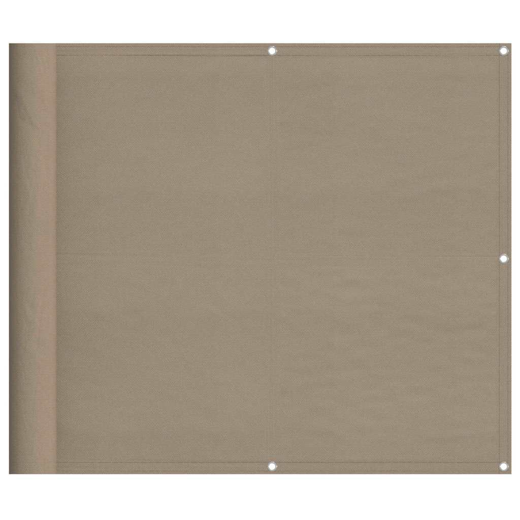 altanafskærmning 90x700 cm 100 % polyester gråbrun