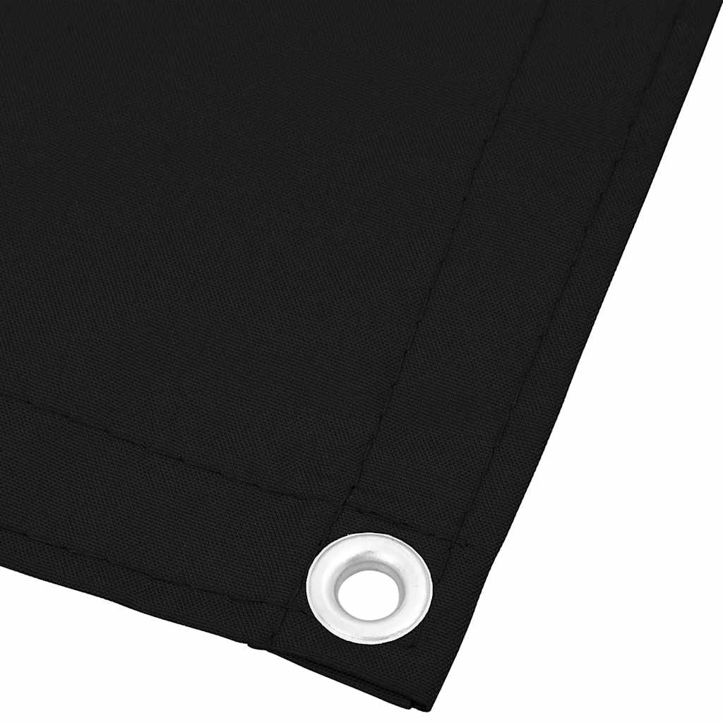 altanafskærmning 90x800 cm 100 % polyester sort